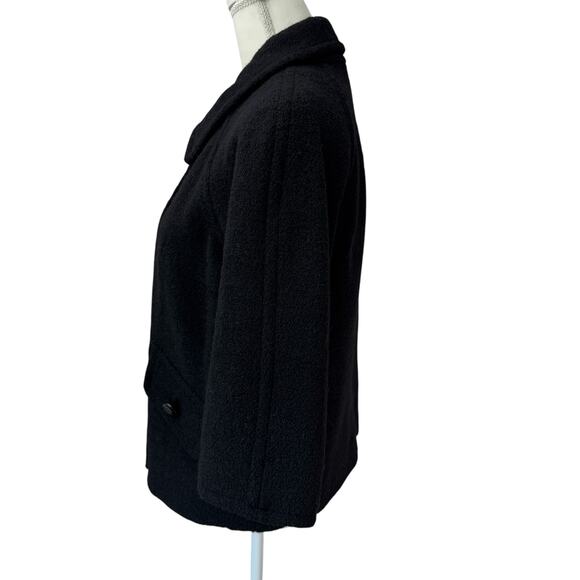 SPENCE Blazer Jacket Womens Small Black Retro Style Lady Coat Career Preppy - Picture 6 of 10